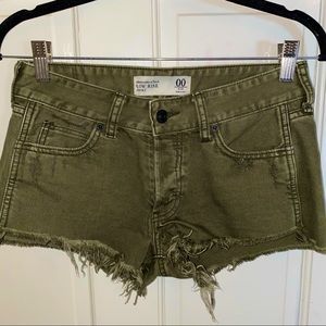 Abercrombie & Fitch Olive Green Shorts